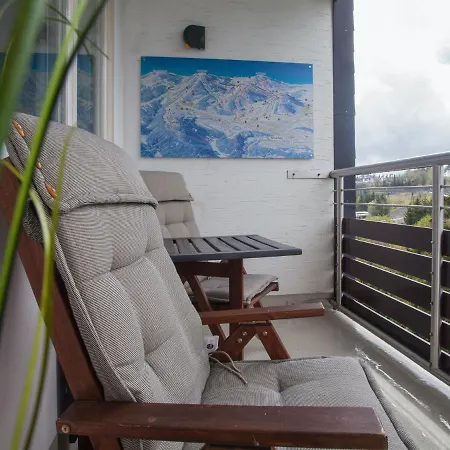Modern Flat In With Balcony And A Great View Of The Bike Park